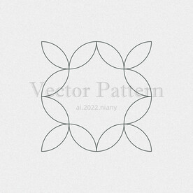 矢量AI装饰花纹图案