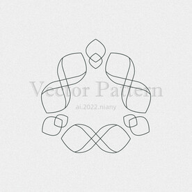 矢量AI装饰花纹图案