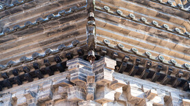 辽宁抚顺高尔山风景区辽代塔檐