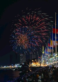 烟花夜空素材图片