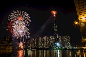 烟花夜空素材图片