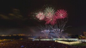 烟花夜空素材图片