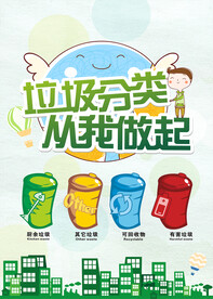 垃圾分类海报 