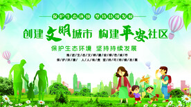 创建文明城市构建平安社区