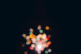 彩色的光