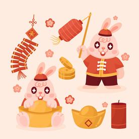 兔年插画图片