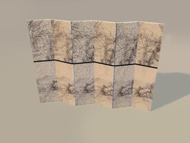 C4D模型屏风