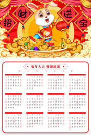 兔年日历