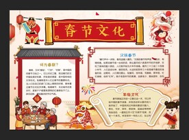 春节手抄报