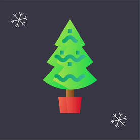 圣诞树图标圣诞节图标