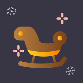 圣诞节图标木马图标