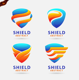 彩色盾牌logo