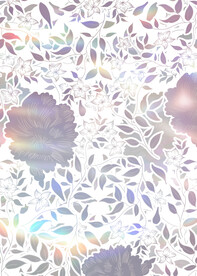 手绘渐变花