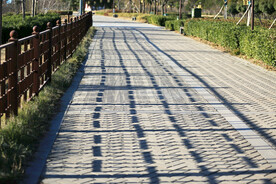 砖铺路面