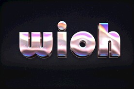 金属全息特效字PSD样机