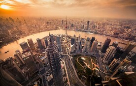 上海鸟瞰全景图