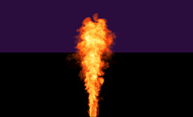 燃烧的火焰浓烟PSD免抠素材