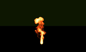 燃烧的火焰浓烟PSD免抠素材