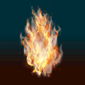 数码绘画燃烧火焰PSD素材