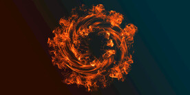 爆炸火焰火球PSD免抠素材