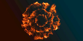 爆炸火焰火球PSD免抠素材