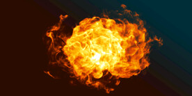 爆炸火焰火球PSD免抠素材