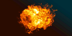 爆炸火焰火球PSD免抠素材