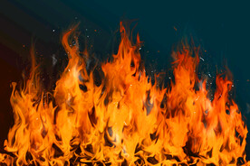 燃烧的火焰psd分层素材