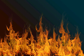 燃烧的火焰psd分层素材
