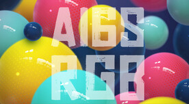 立体彩色圆球矢量背景