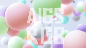 立体彩色圆球矢量背景