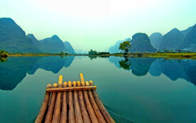 唯美的山水图