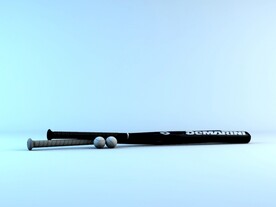 C4D模型棒球