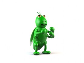 C4D模型蝗虫