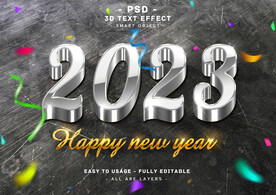 2023金属字体样式