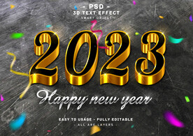 2023金属字体样式