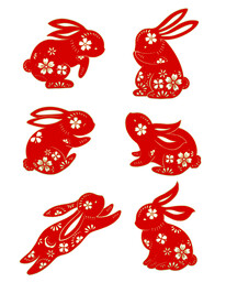 兔年新年元素2023 