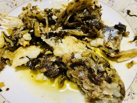 酸菜煎鱼