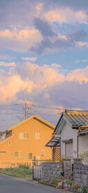 日落的天空