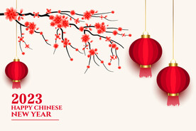 2023 新年快乐 新春海报 