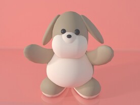 C4D模型小兔子