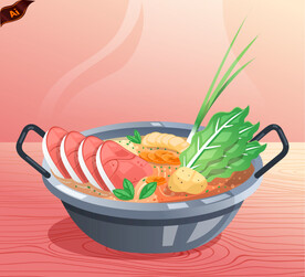 美食插画
