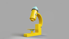 C4D模型显微镜
