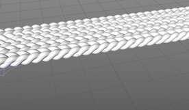 C4D模型带动画表带