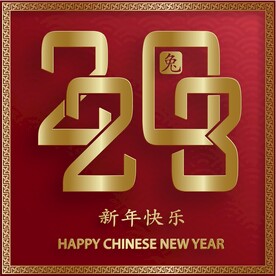新年兔年贺岁2023主题贺岁素