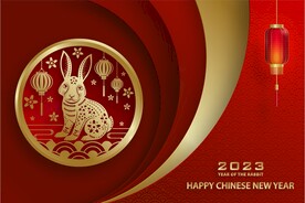 新年兔年贺岁2023主题贺岁素