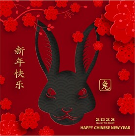  新年兔年贺岁2023主题贺岁
