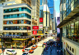 香港日常马路街景