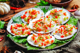 剁椒蒜蓉粉丝扇贝图片