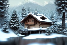 雪景插画